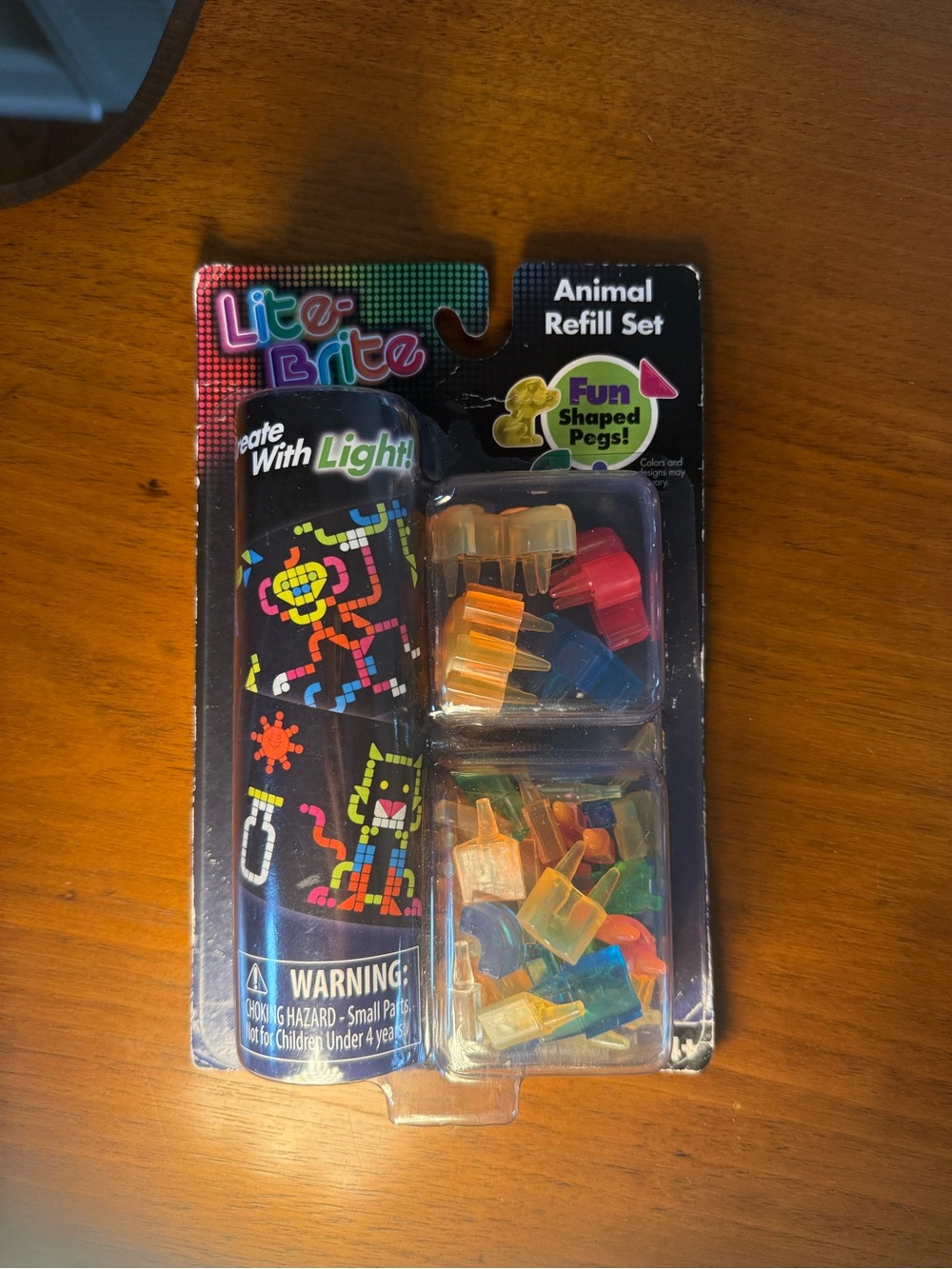 Vintage Lite Brite Animal Refill Set Complete